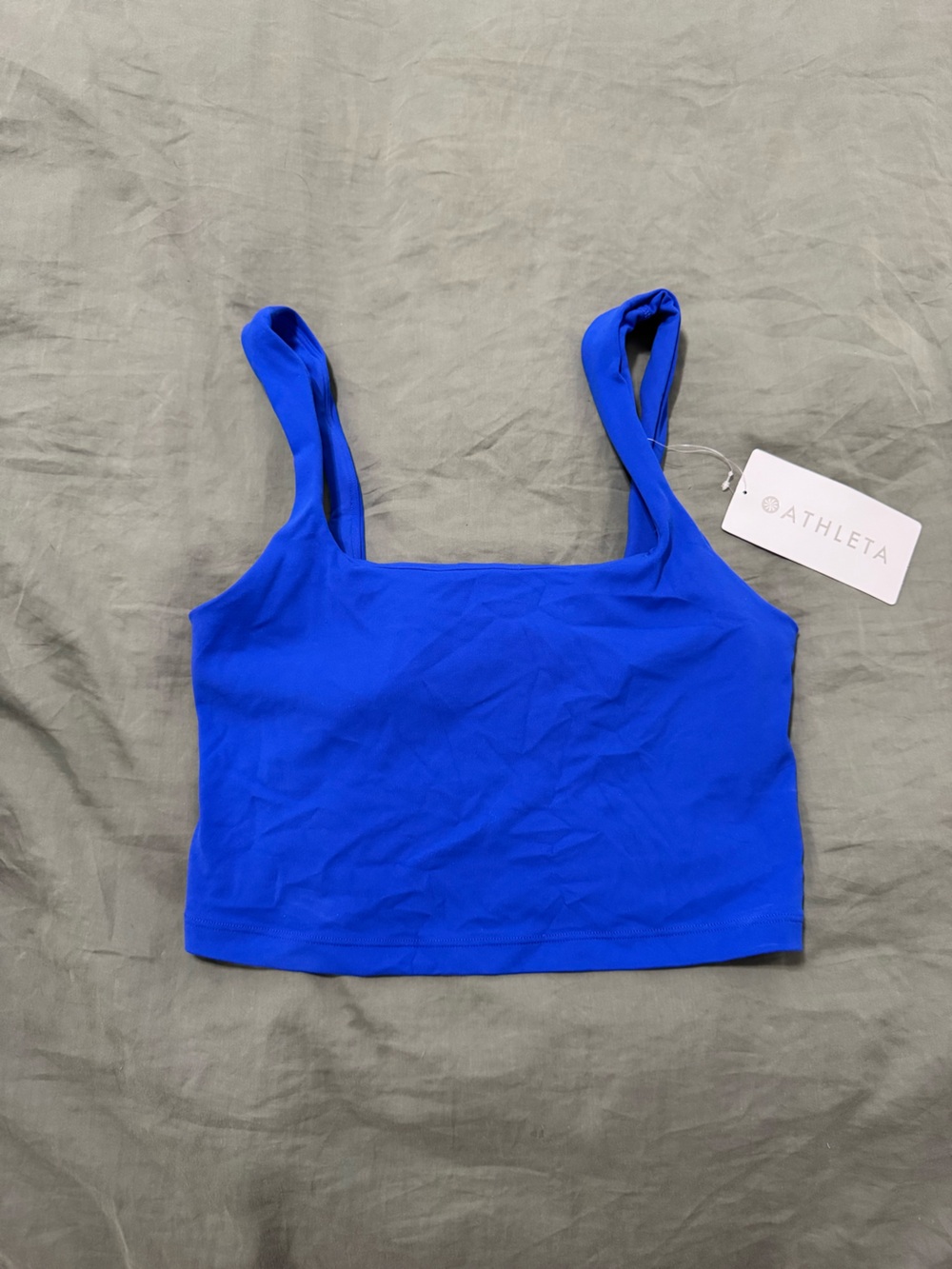 Athleta Transcend Square Nexk Crop Bra